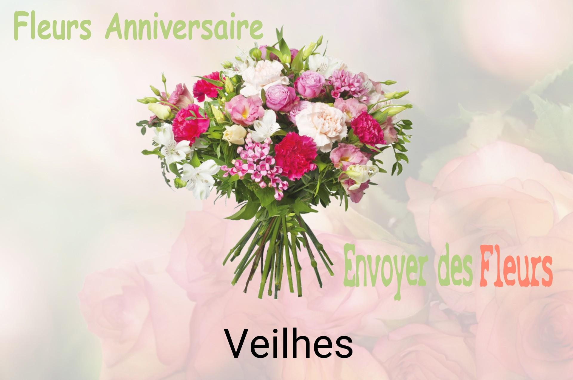 Bouquet de fleurs d’anniversaire livré à Veilhes